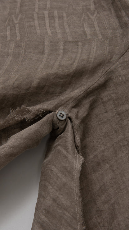 fold closing double skirt/short