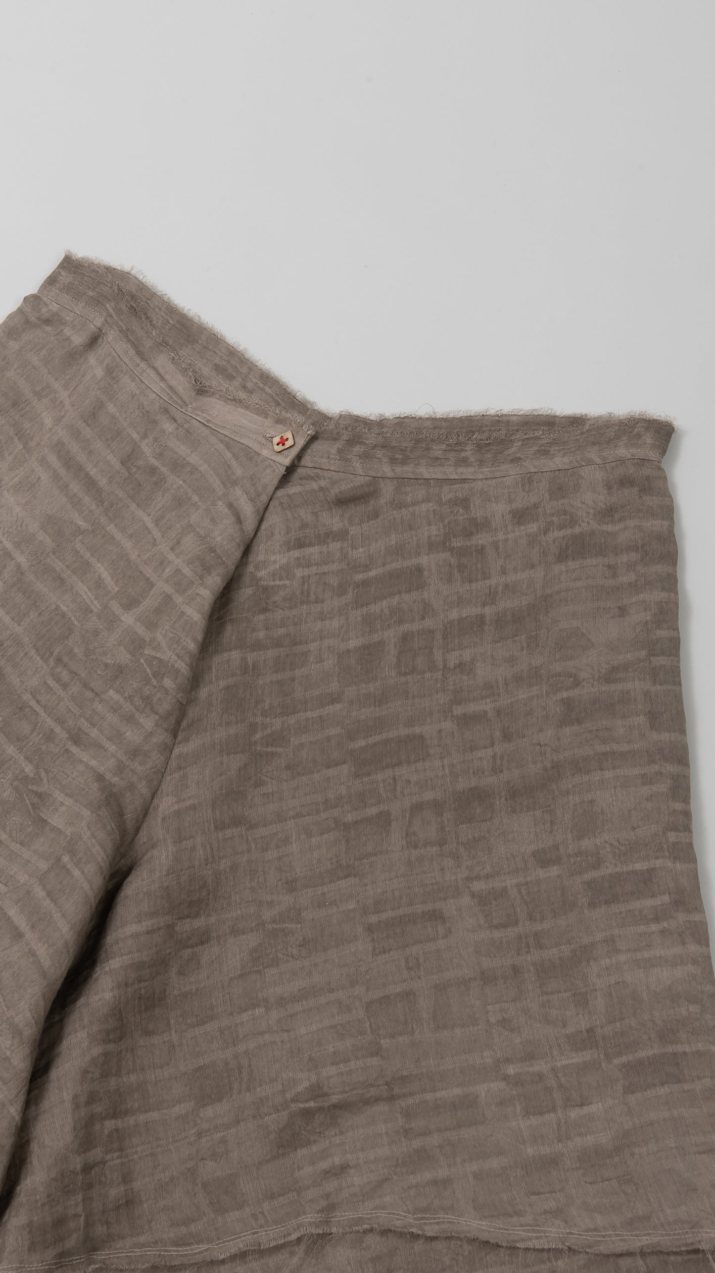 fold closing double skirt/short