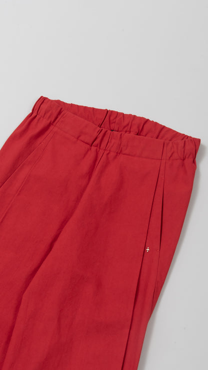 front pleat wide fit short elastic