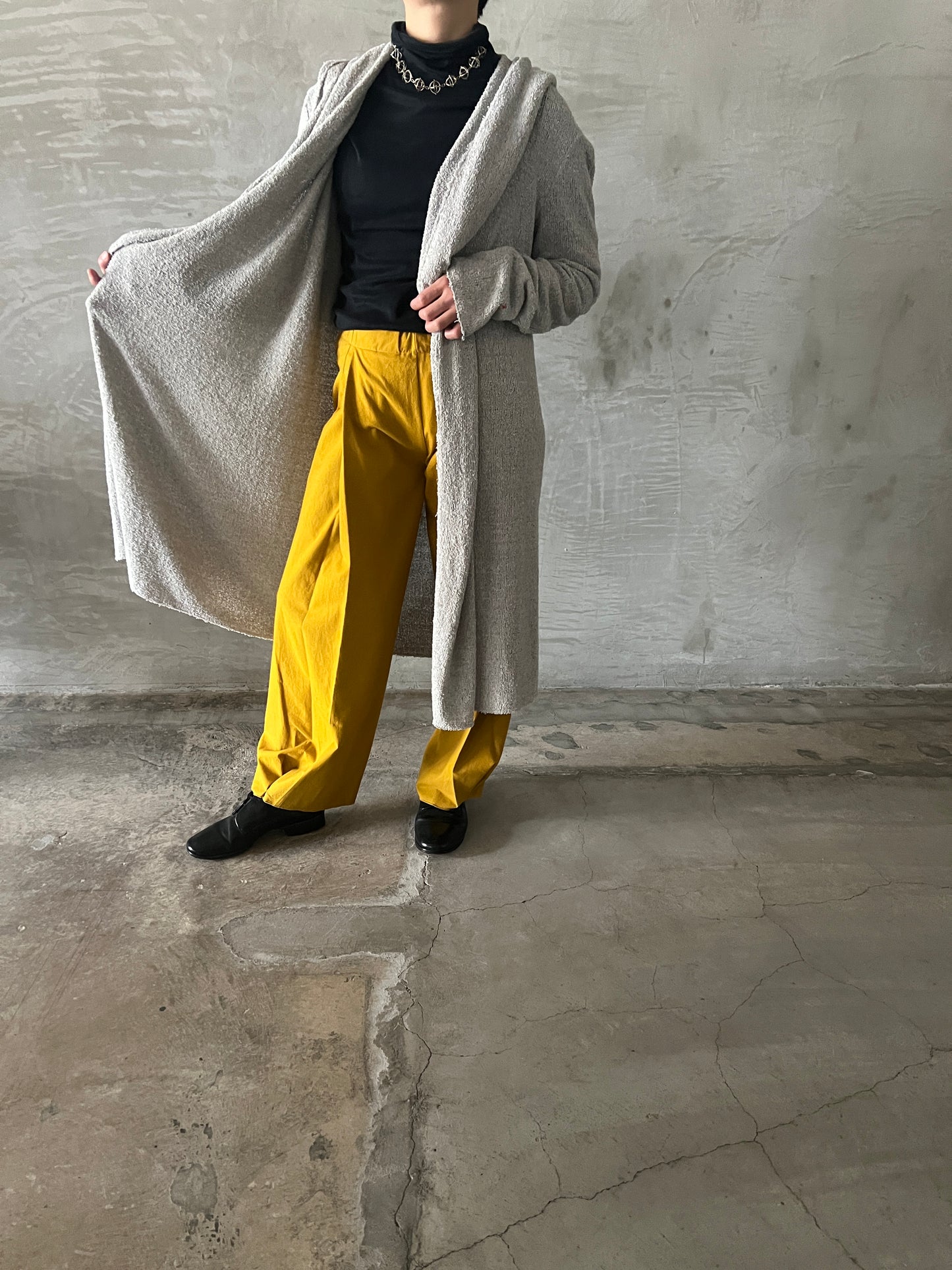 front pleat wide fit short elastic