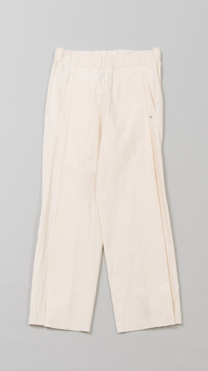 front pleat wide fit short elastic