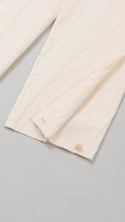 front pleat wide fit short elastic