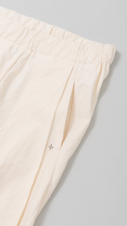 front pleat wide fit short elastic