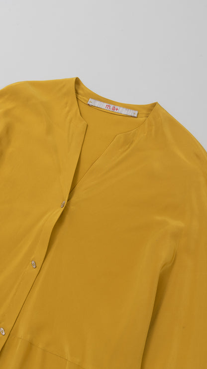 V NECK  OVESIZED  SHIRT