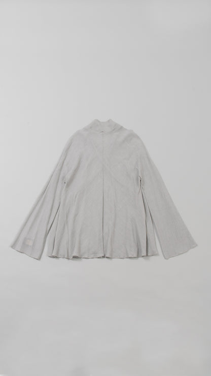 V-Neck Flared Cardigan