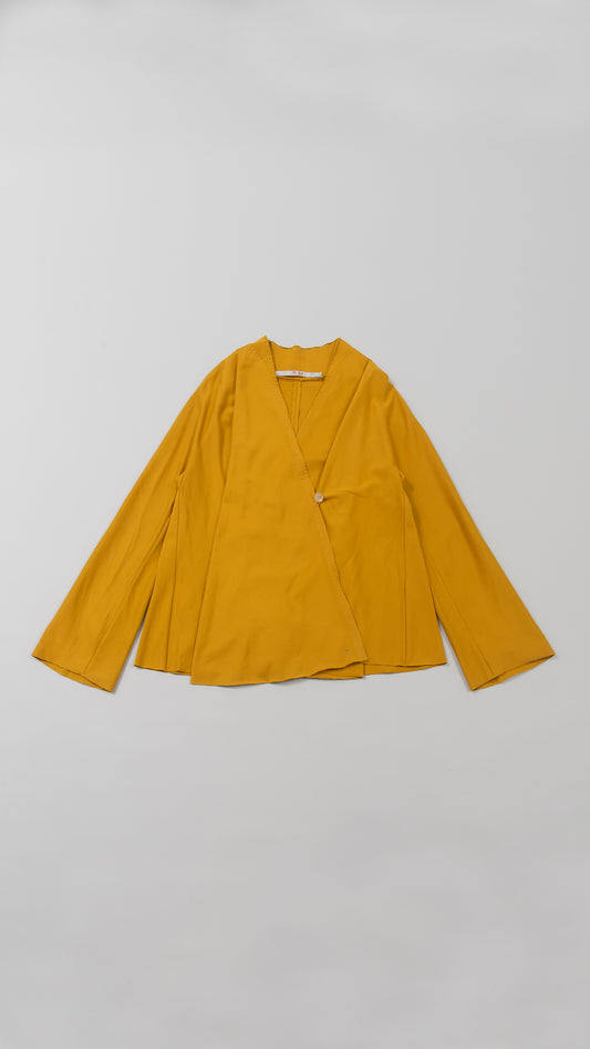 V-Neck Flared Cardigan