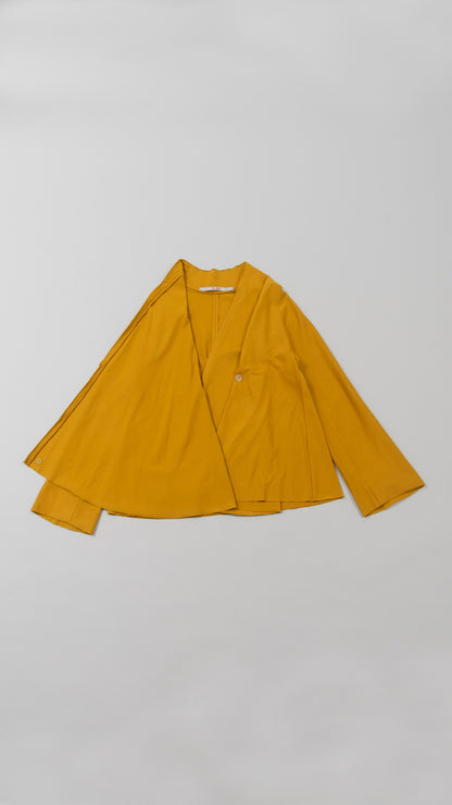 V-Neck Flared Cardigan