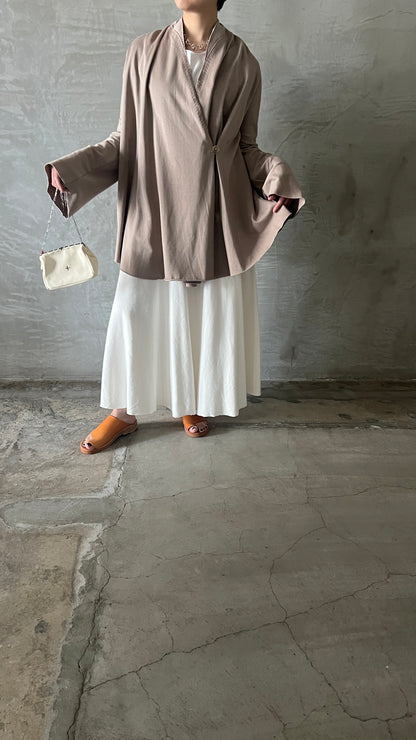 V-Neck Flared Cardigan