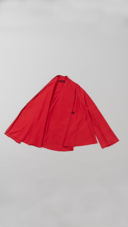 V-Neck Flared Cardigan