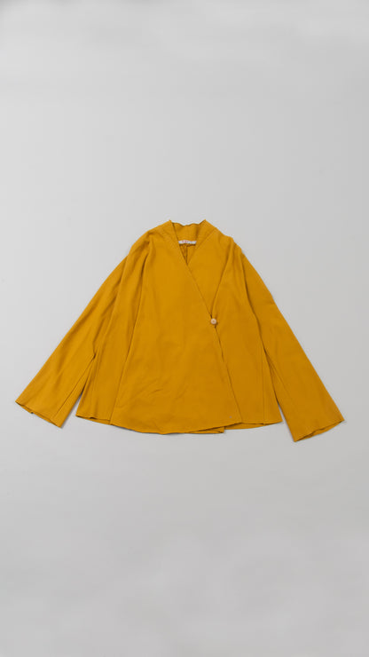 V-Neck Flared Cardigan