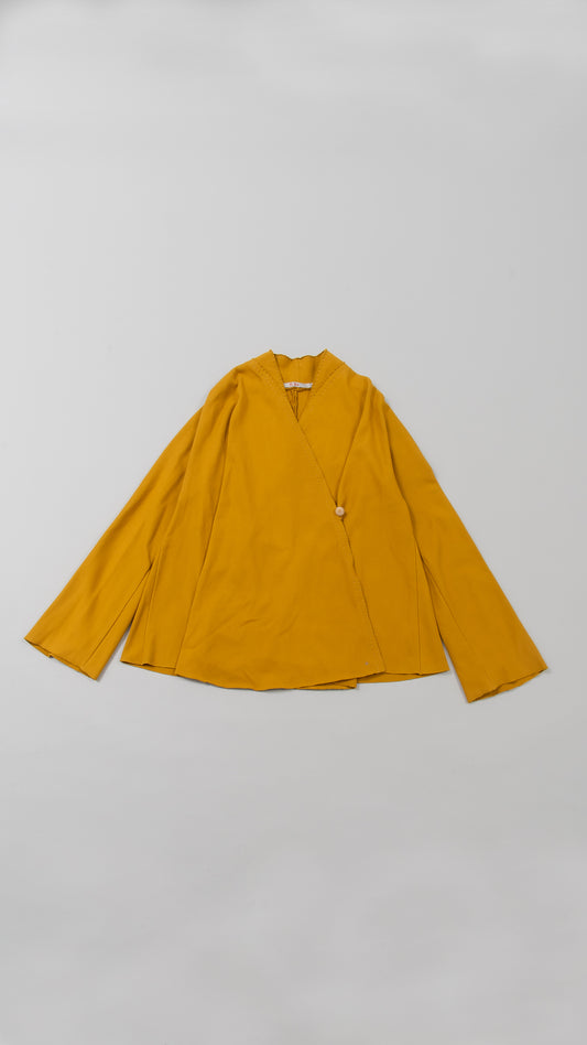 V-Neck Flared Cardigan