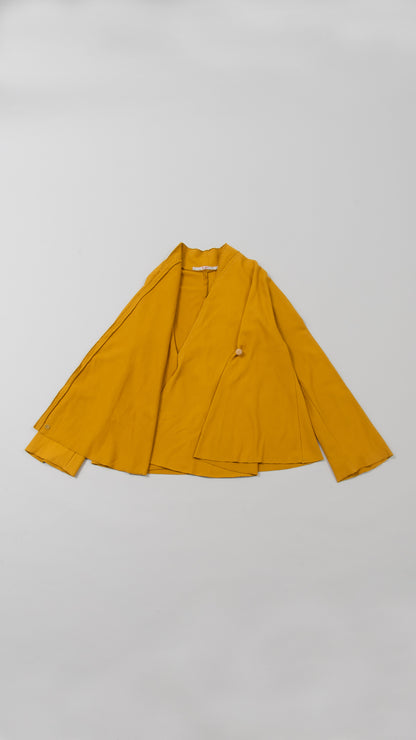 V-Neck Flared Cardigan