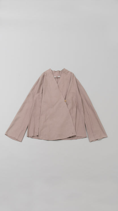 V-Neck Flared Cardigan