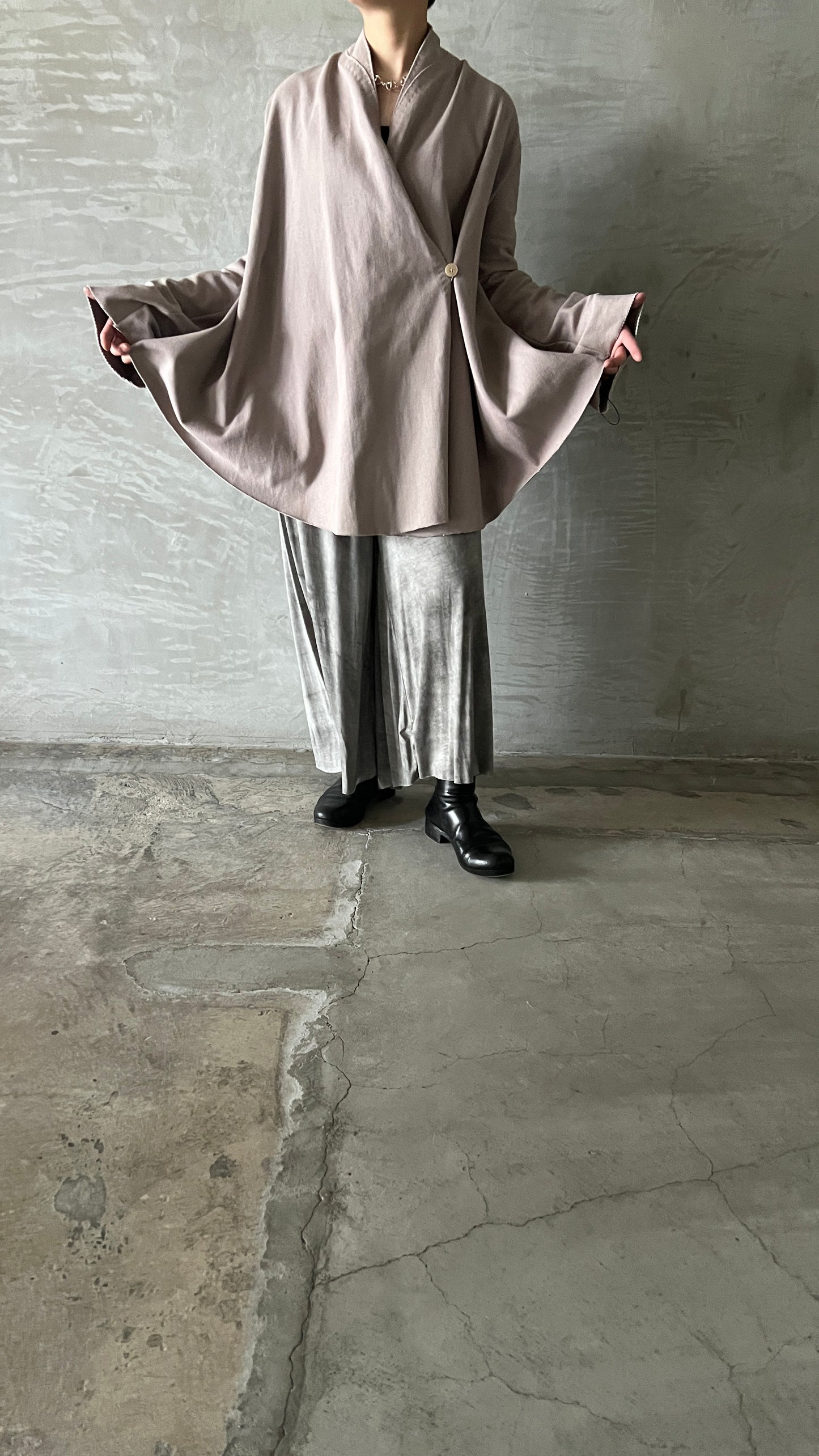 V-Neck Flared Cardigan