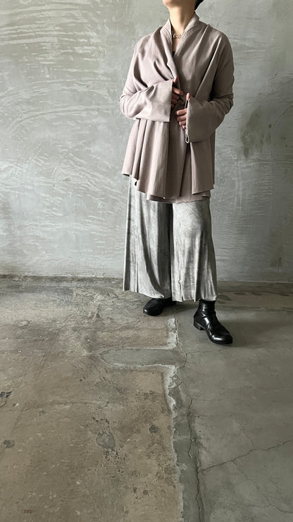 V-Neck Flared Cardigan