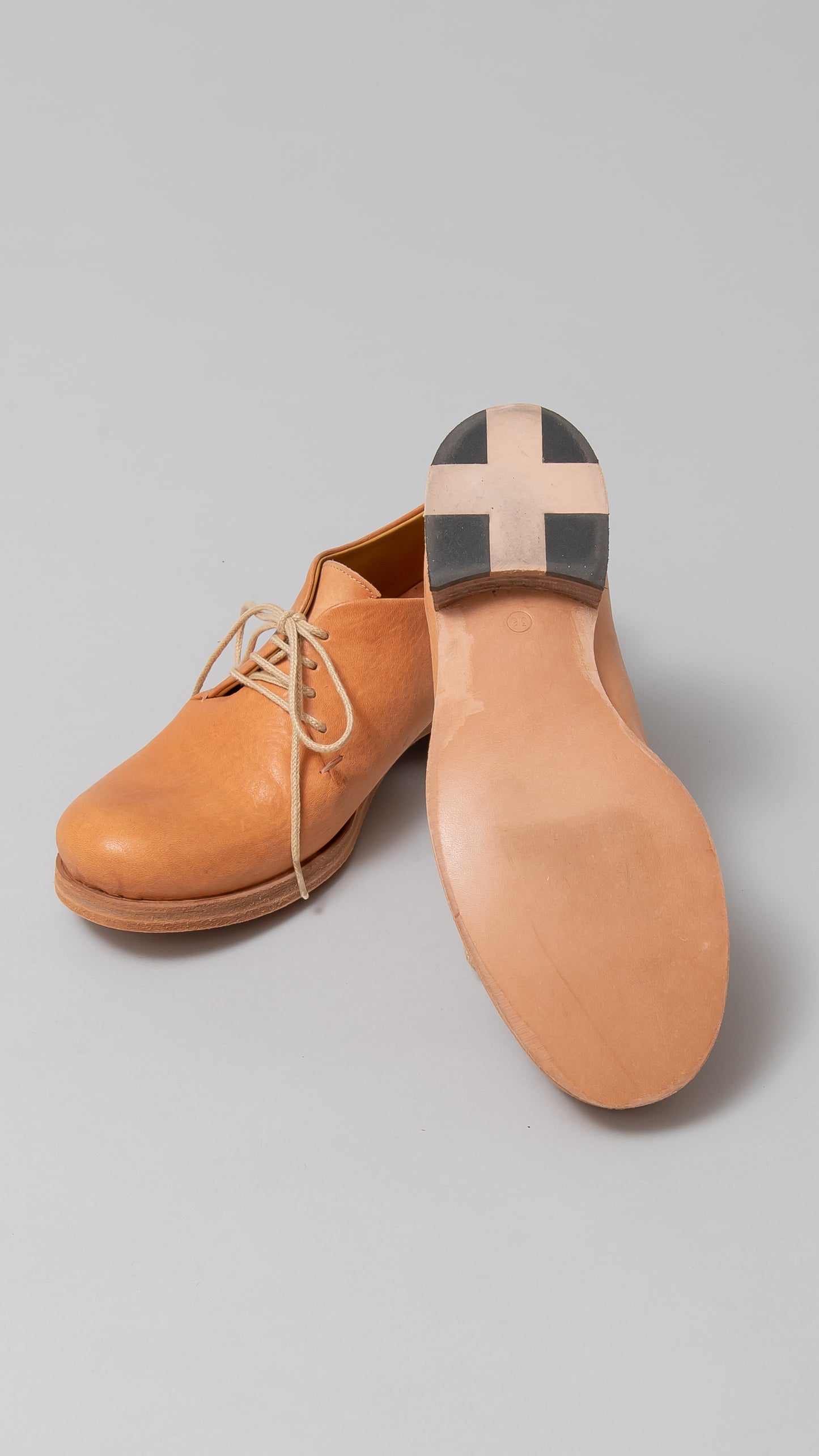 leather piece derbies