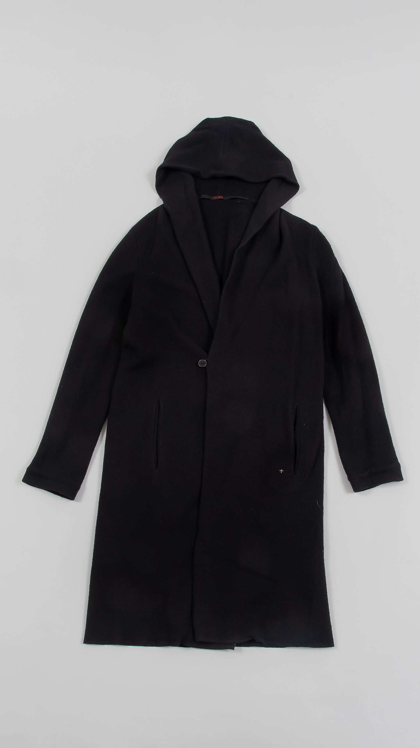 2 glove pocket hooded cardigan