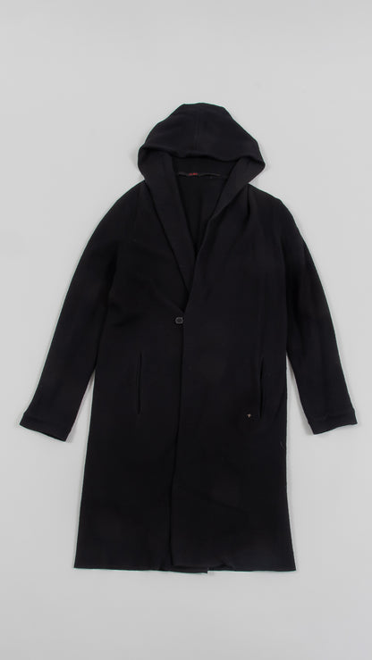 2 glove pocket hooded cardigan