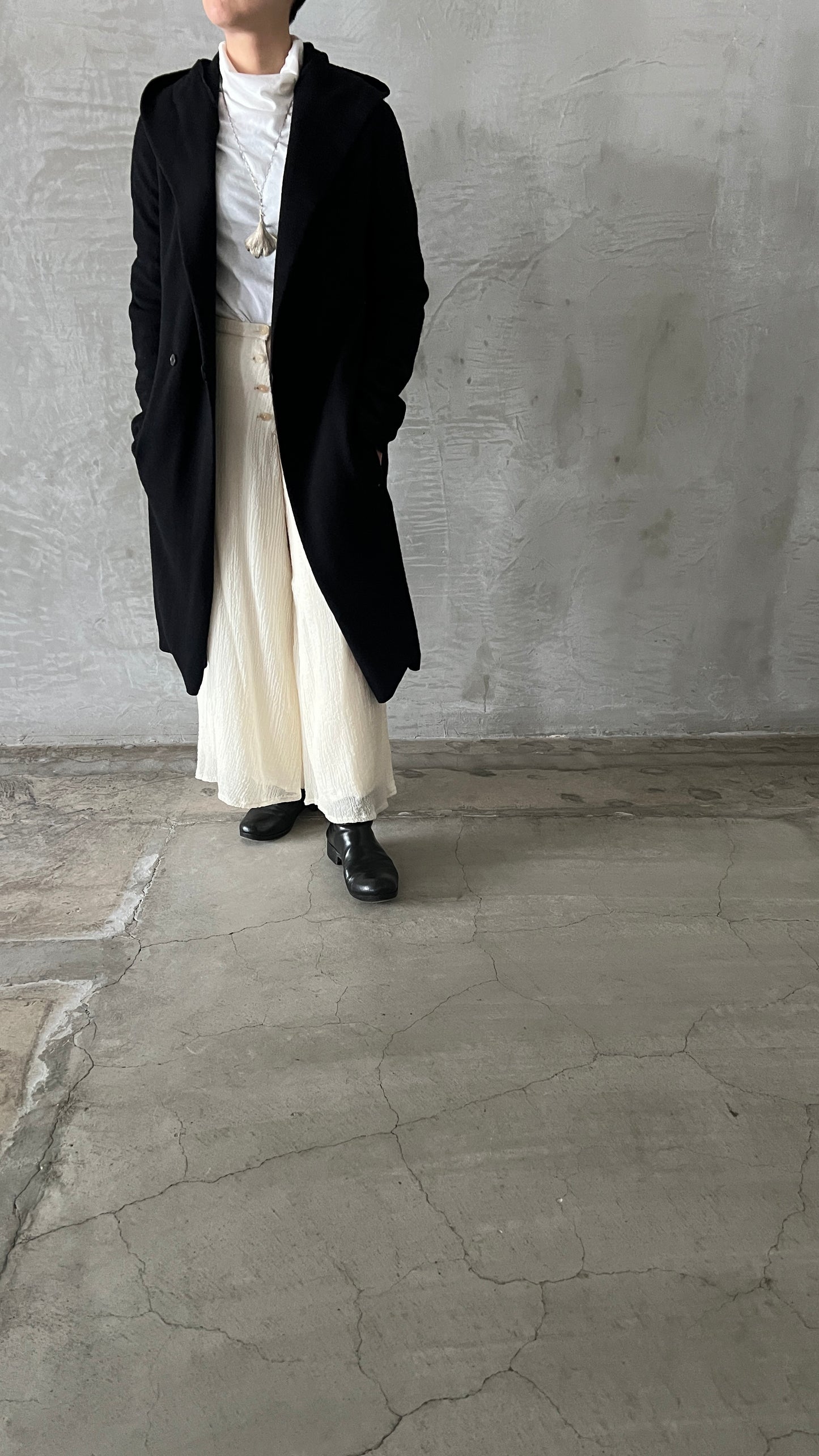 2 glove pocket hooded cardigan