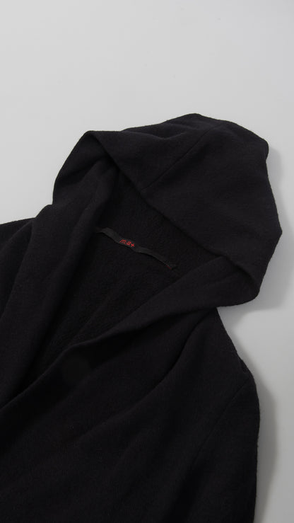 2 glove pocket hooded cardigan