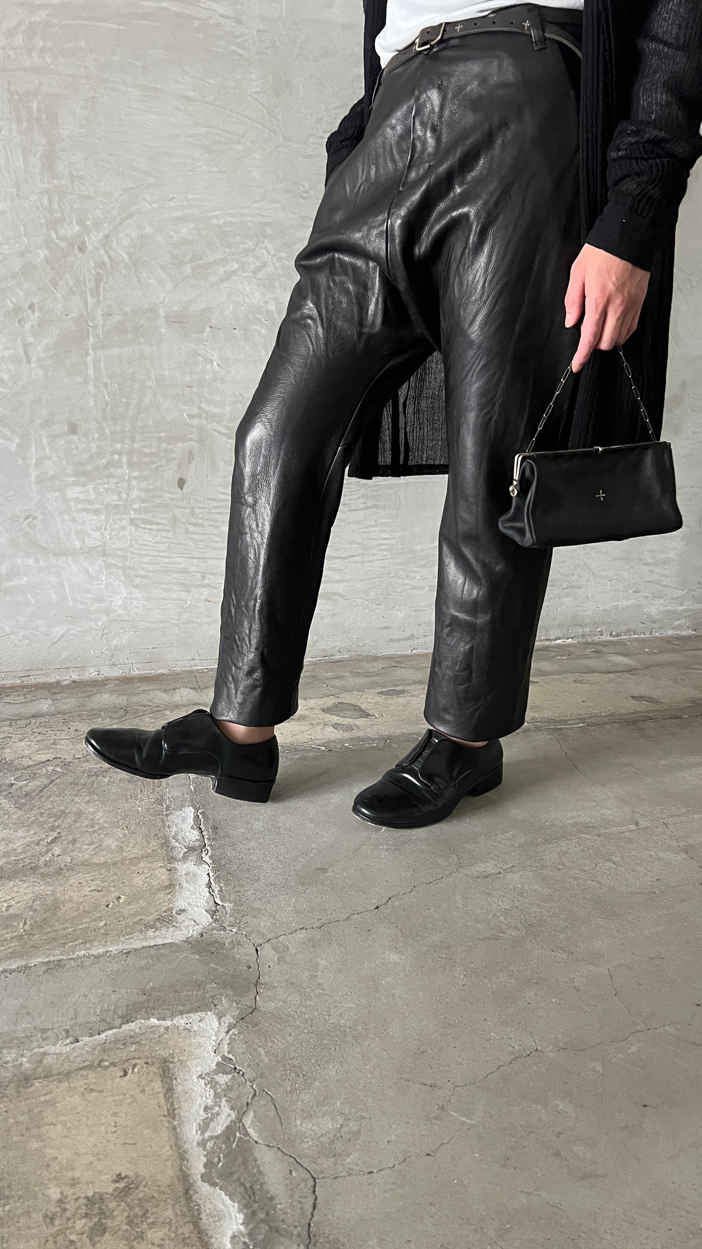 low crotch 2 pocket pants