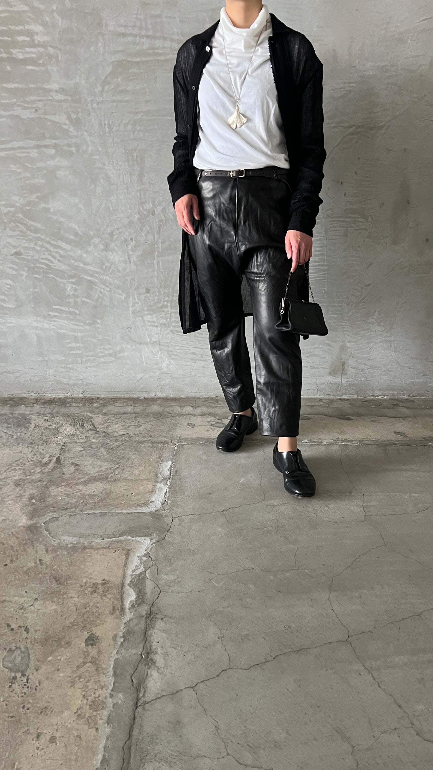 low crotch 2 pocket pants