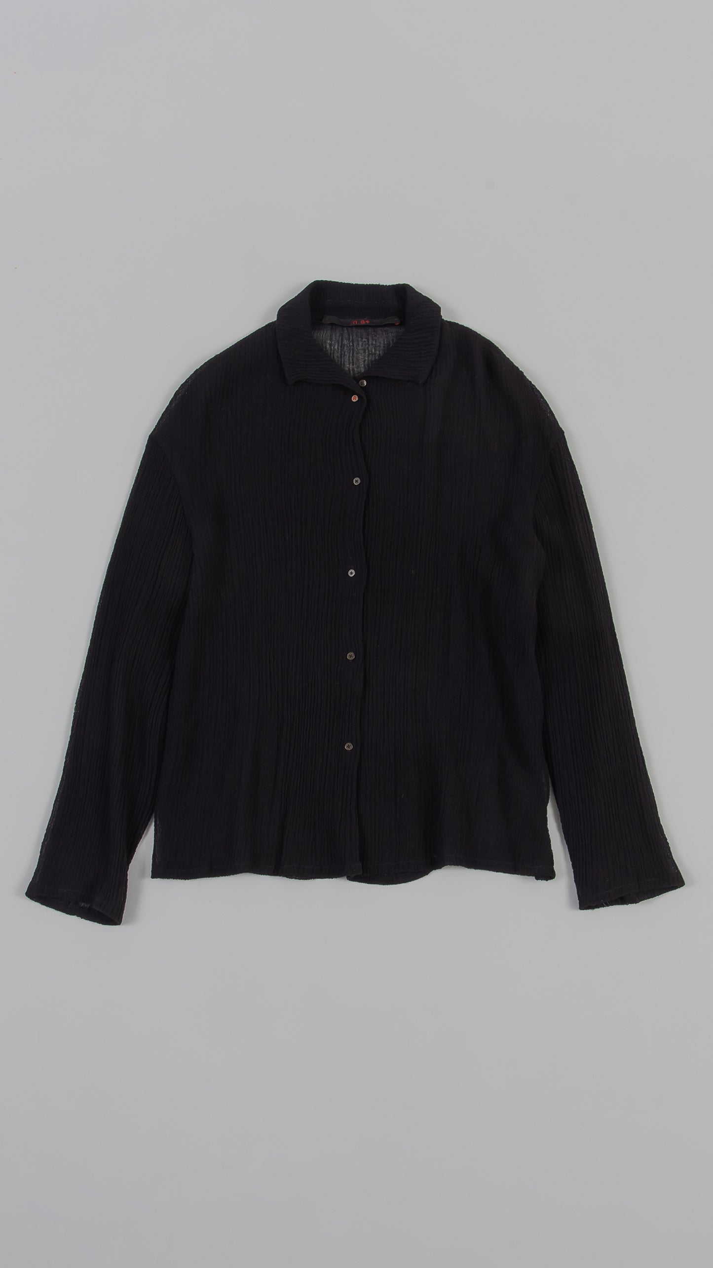 wo. high collar medium fit shirt