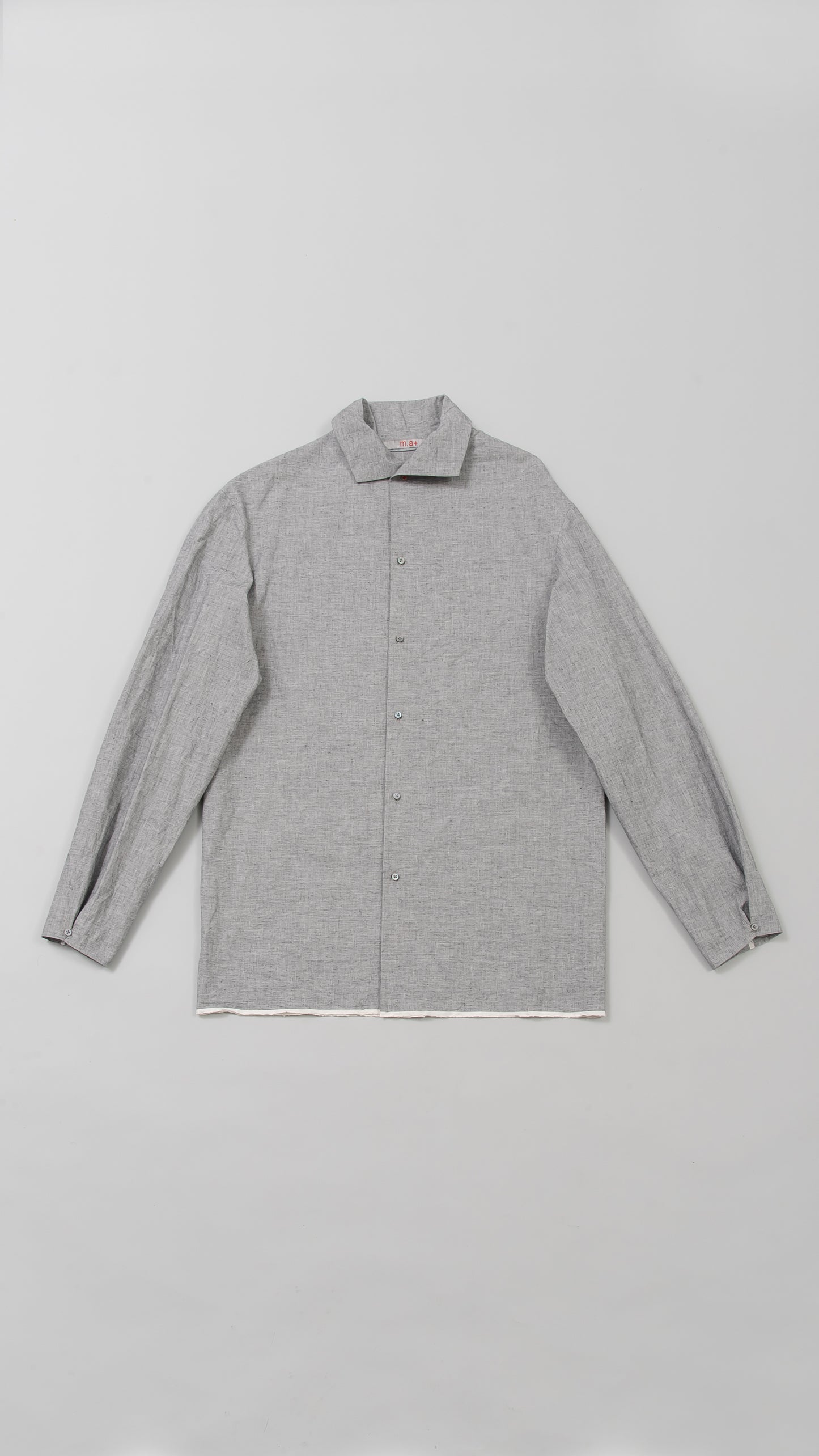 high collar medium fit shirt