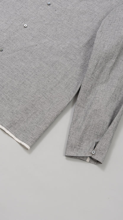 high collar medium fit shirt