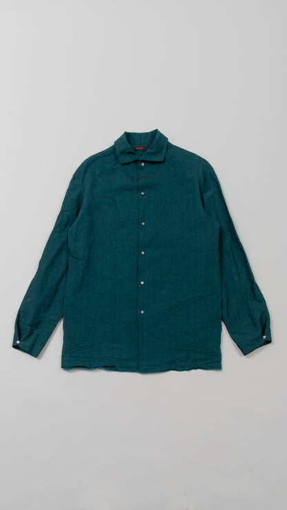 high collar medium fit shirt