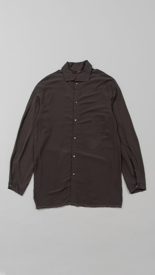 high collar medium fit shirt