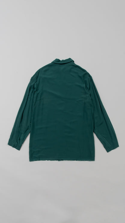 high collar medium fit shirt