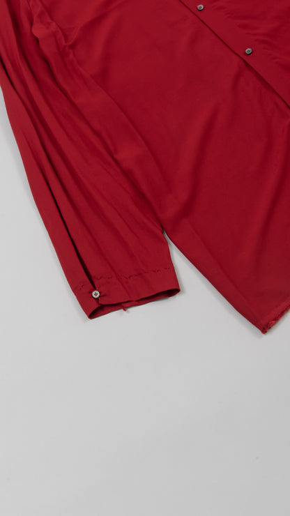 high collar medium fit shirt