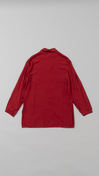 high collar medium fit shirt