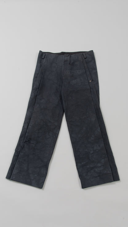 front pleat wide fit pants