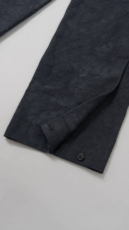 front pleat wide fit pants