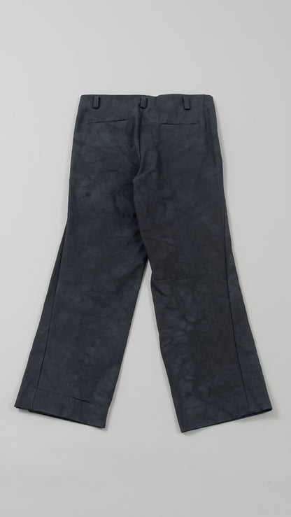 front pleat wide fit pants