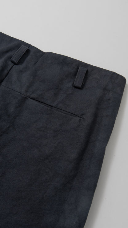 front pleat wide fit pants