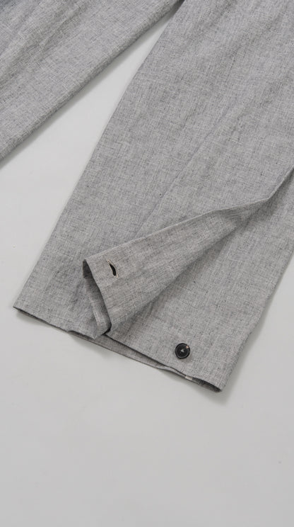 front pleat wide fit pants