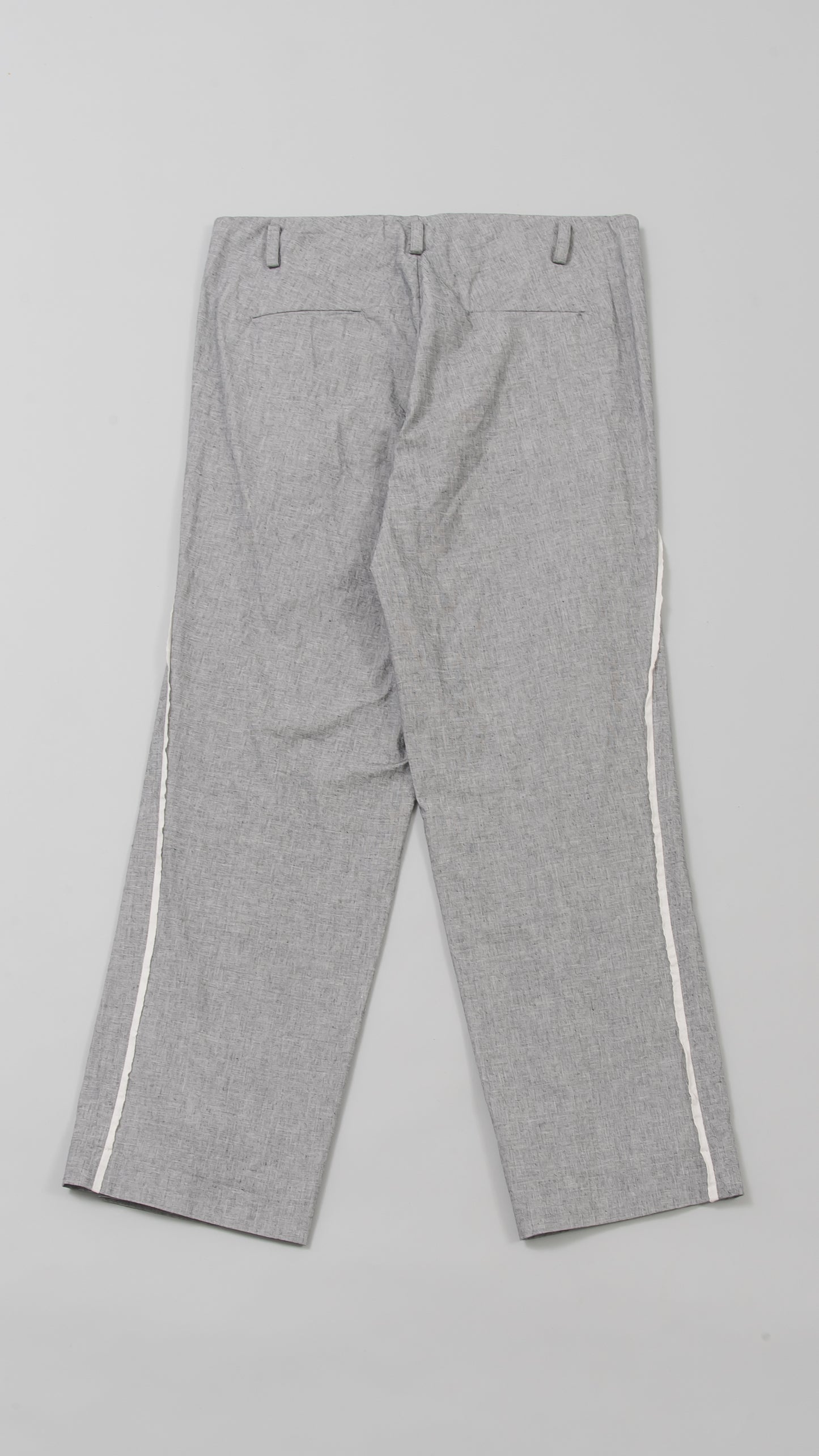 front pleat wide fit pants