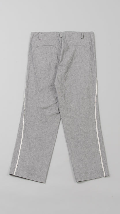 front pleat wide fit pants