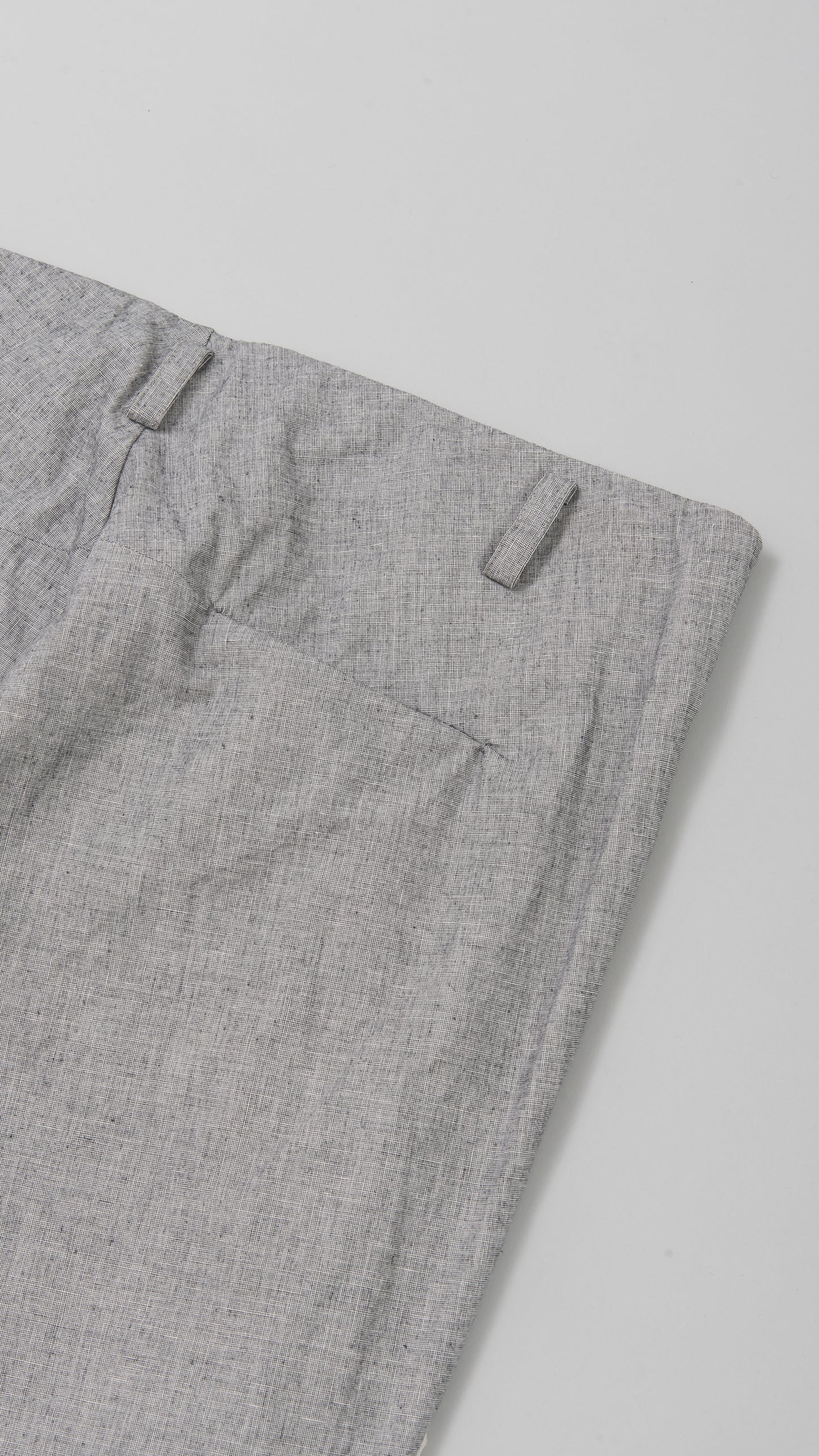 front pleat wide fit pants