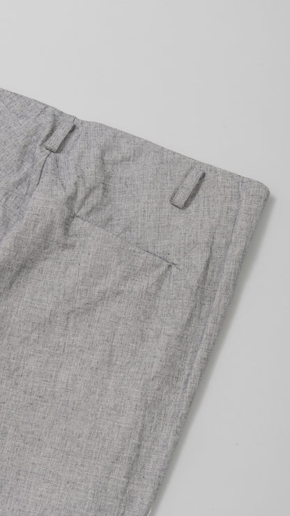 front pleat wide fit pants