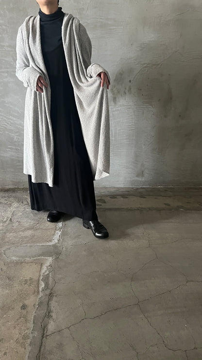 wo. double hooded cardigan