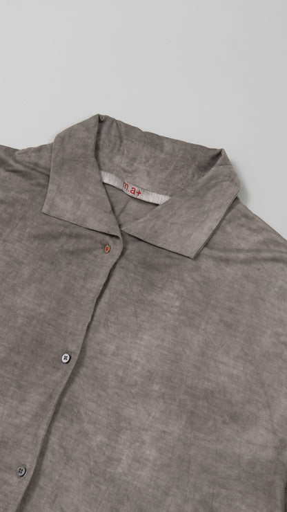 wo. high collar medium fit shirt