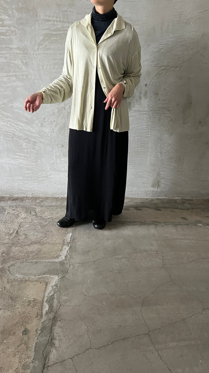 wo. high collar medium fit shirt