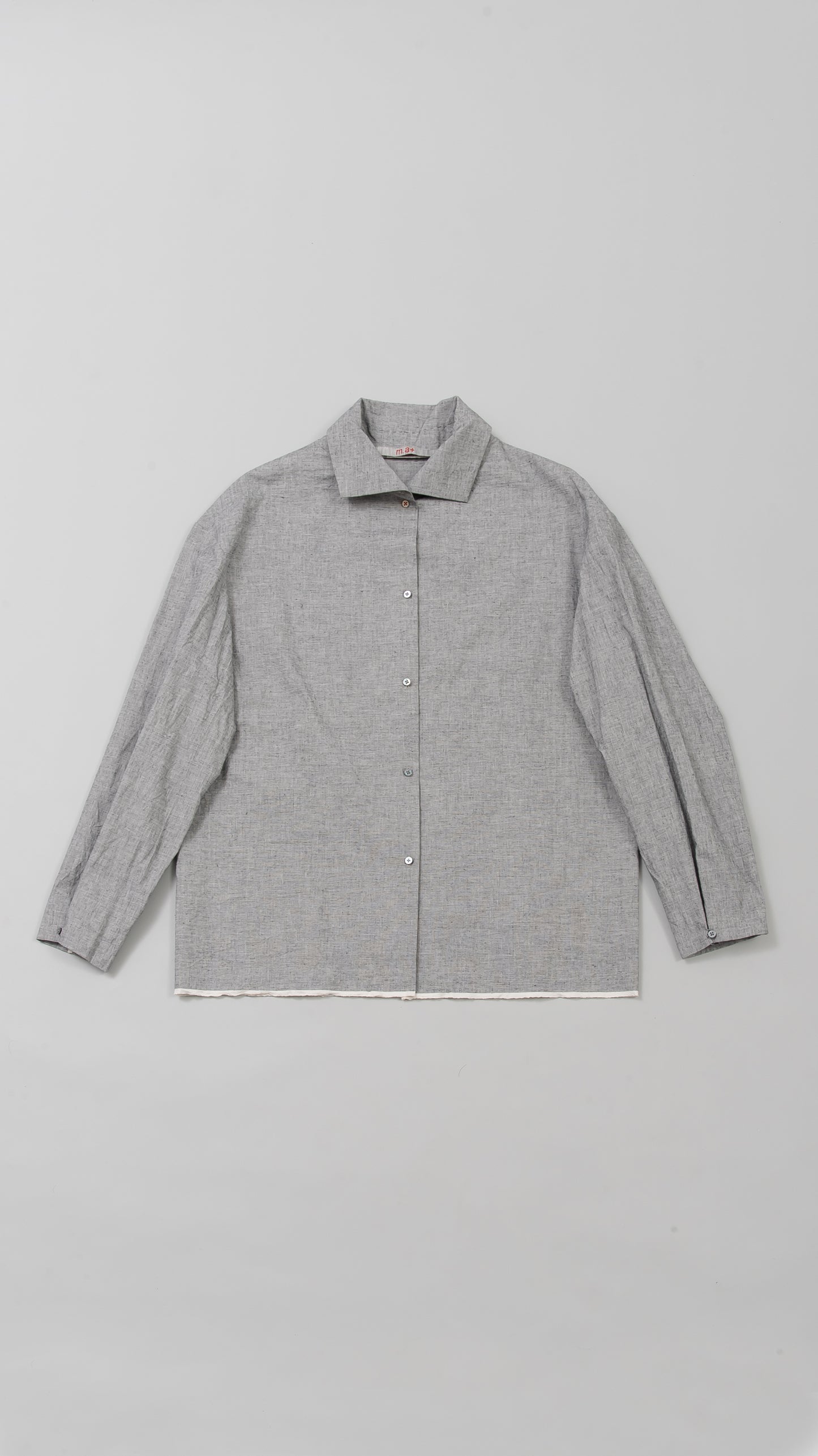 wo. high collar medium fit shirt