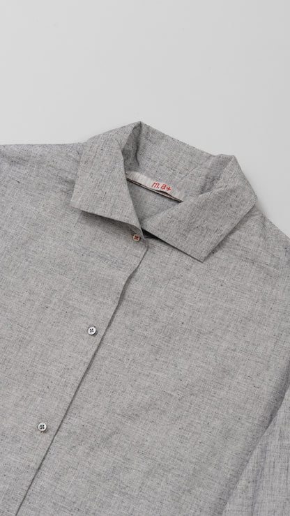 wo. high collar medium fit shirt