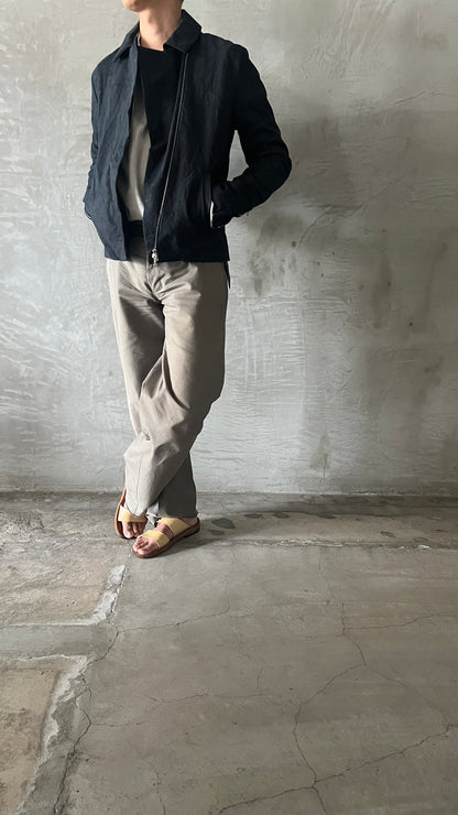 wo. diagonal zip unlined biker jacket