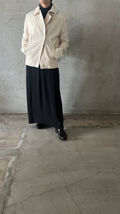 wo. diagonal zip unlined biker jacket